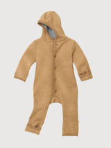 Boiled Wool Overal Caramel