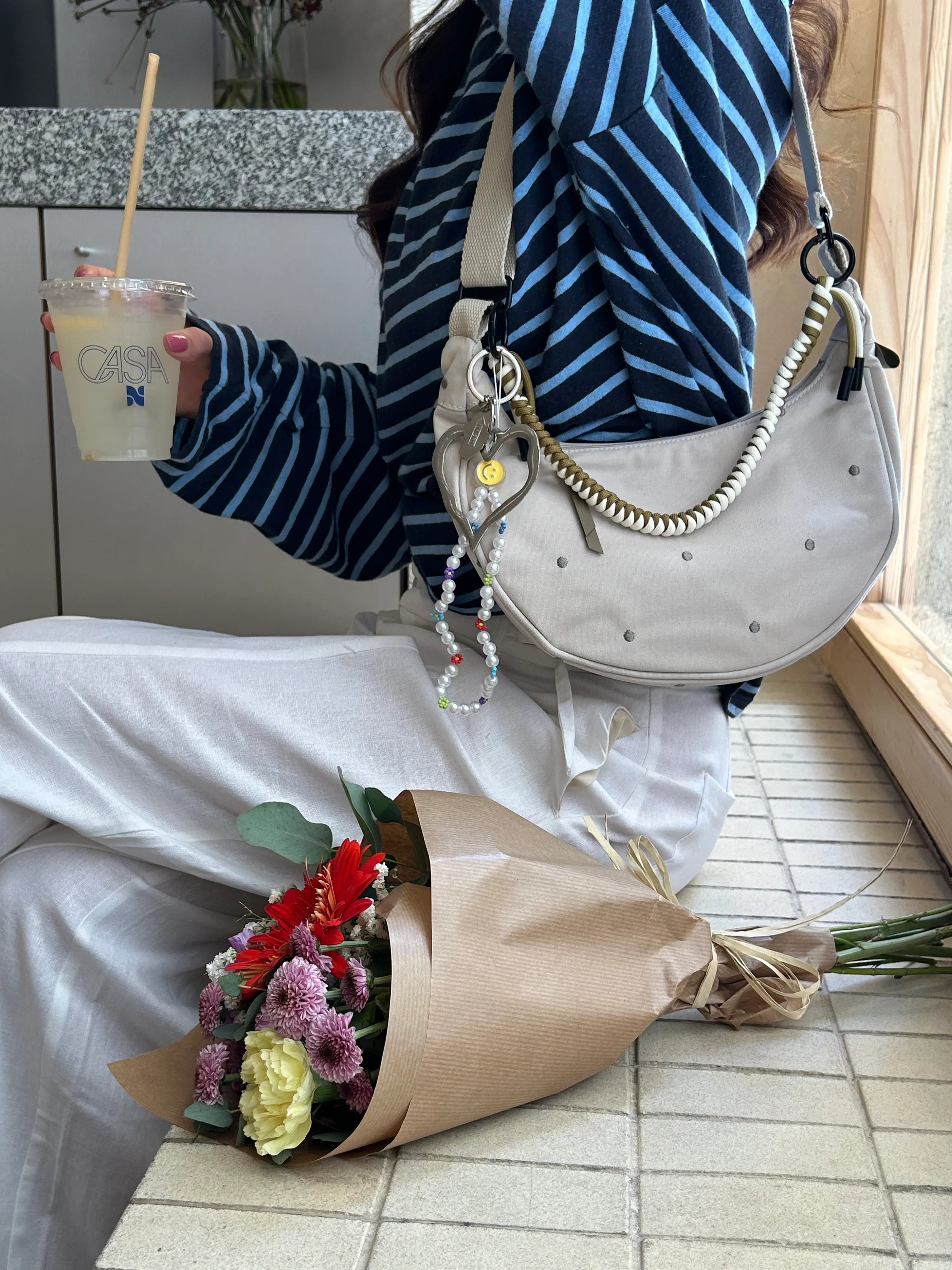 Lua Bag Ecru Dots | LEFRIK