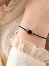 Edelsteinkarte Black Onyx Armband | A Beautiful Story