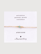 Armband Iris -Karte Aventurine | A Beautiful Story