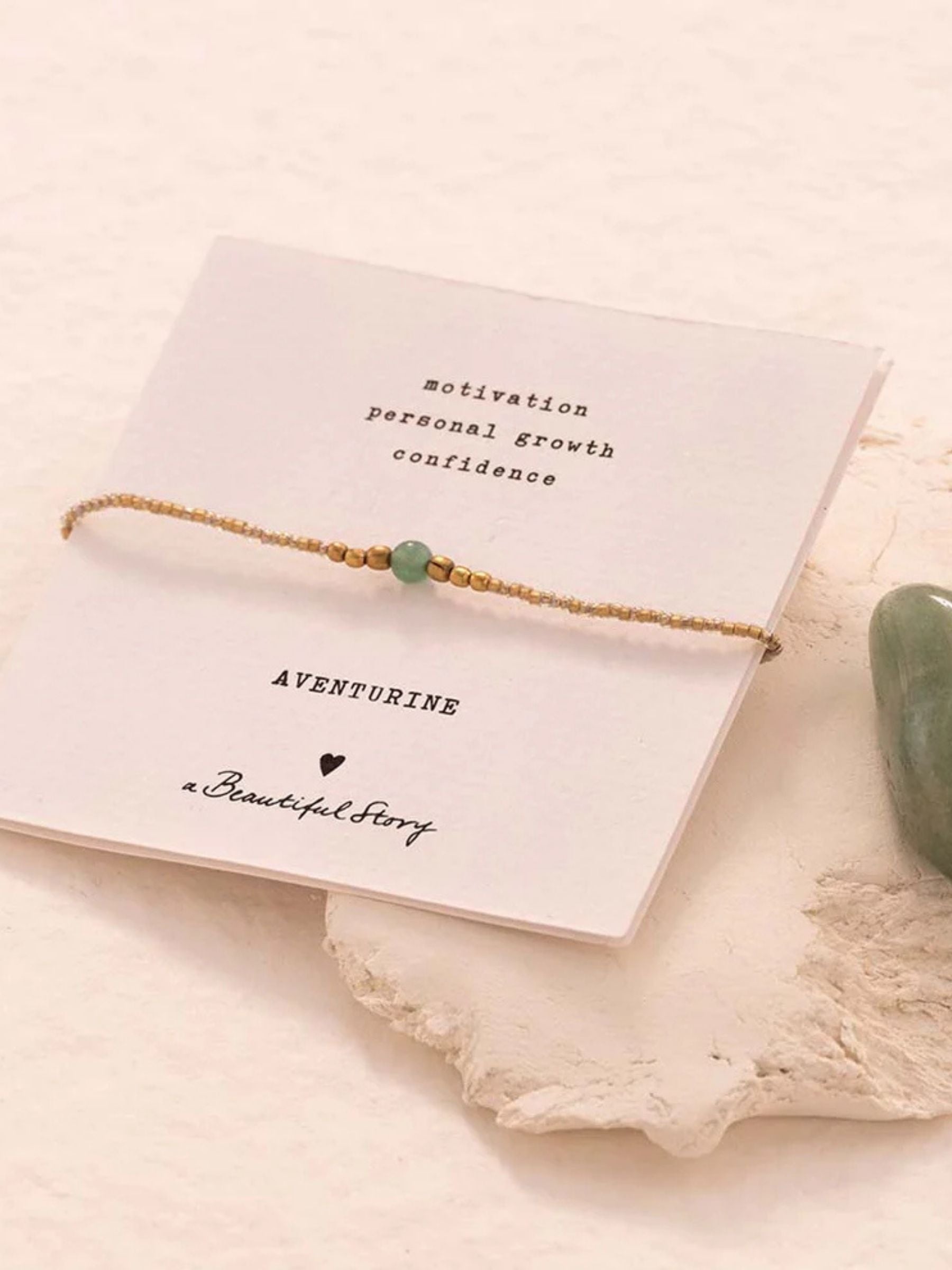 Bracciale Iris Card Aventurine | A Beautiful Story