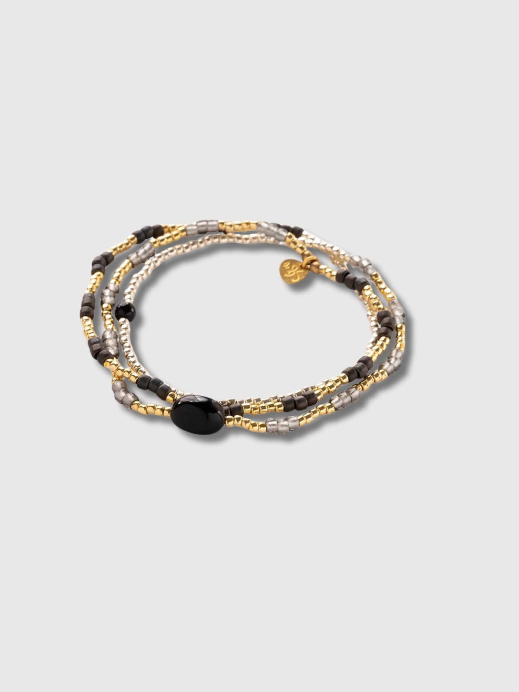 Energetic Black Onyx Bracelet GP | A Beautuful Story