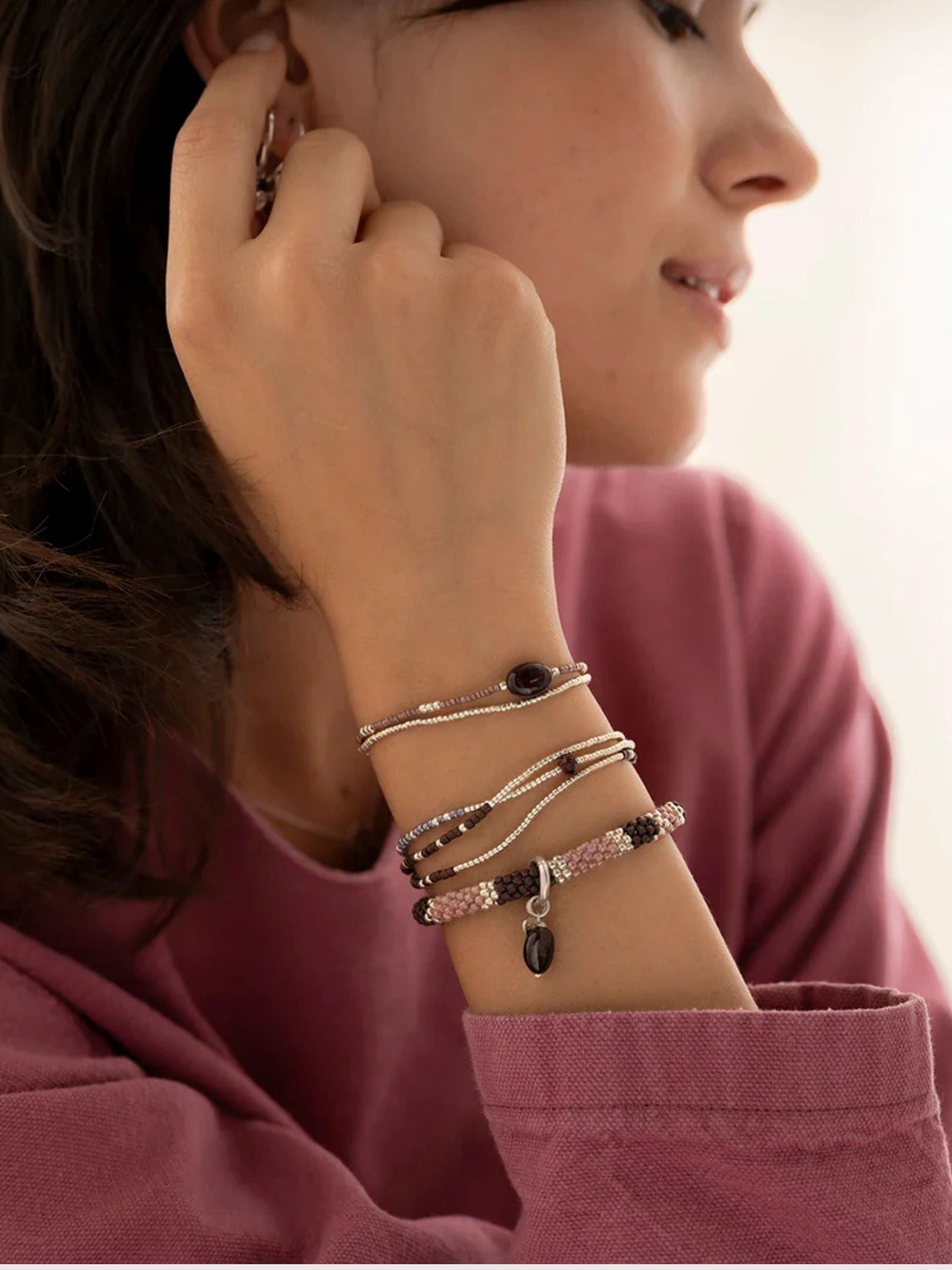 Effort Garnet Bracelet SC | A Beautiful Story