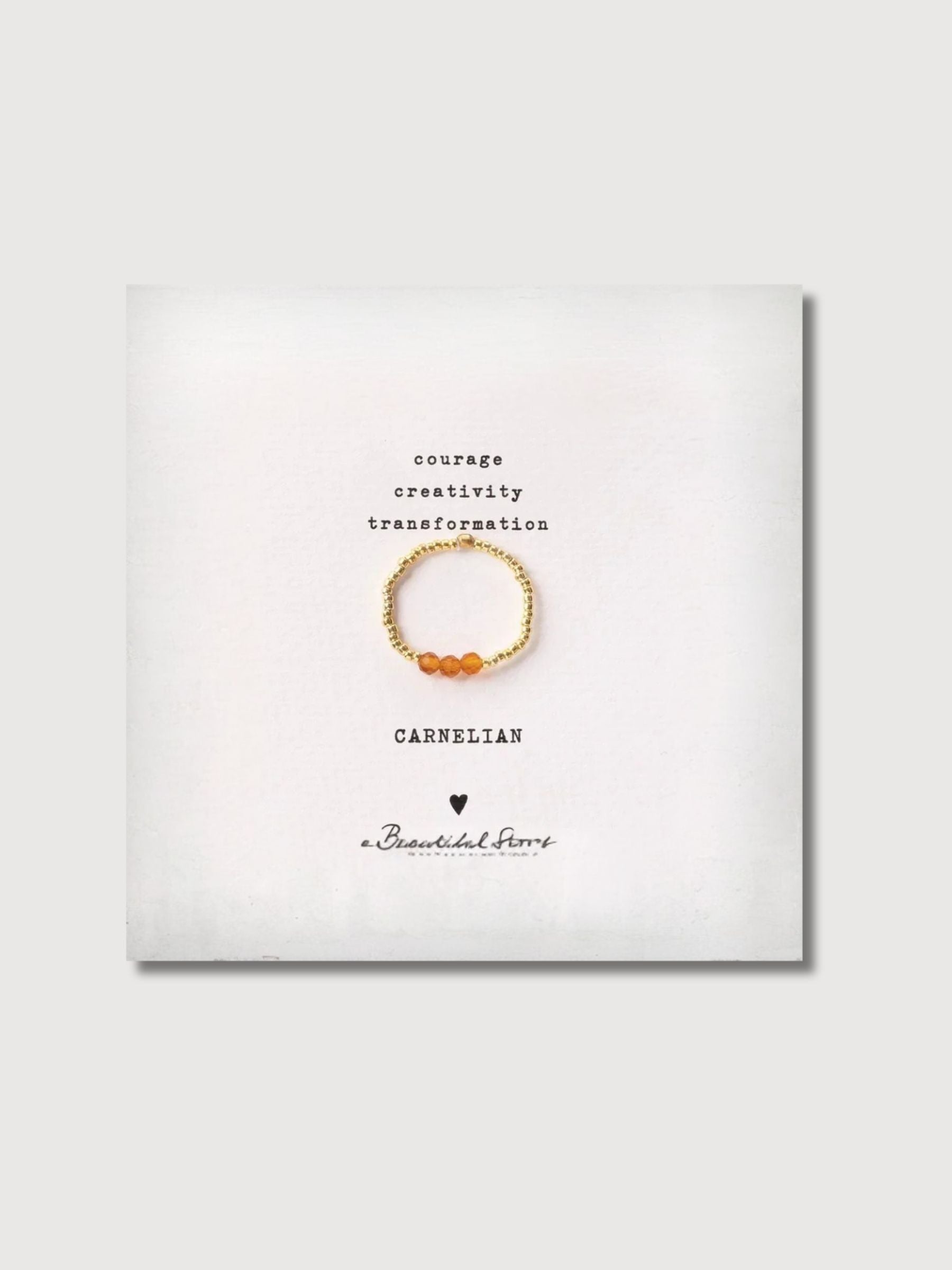 Clarity Karneolring GC | A Beautiful Story