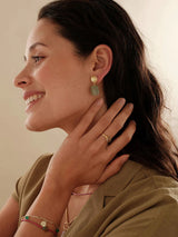Earrings Ease Aventurine | A Beautiful Story