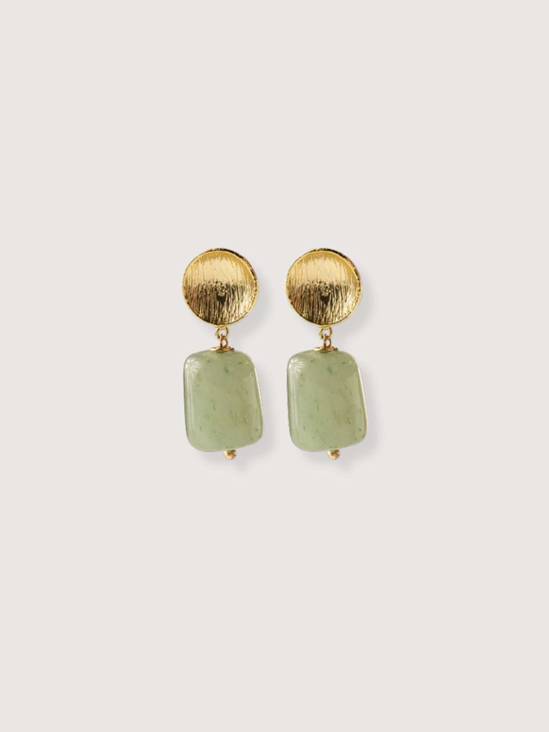 Earrings Ease Aventurine | A Beautiful Story