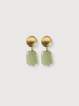 Earrings Ease Aventurine | A Beautiful Story