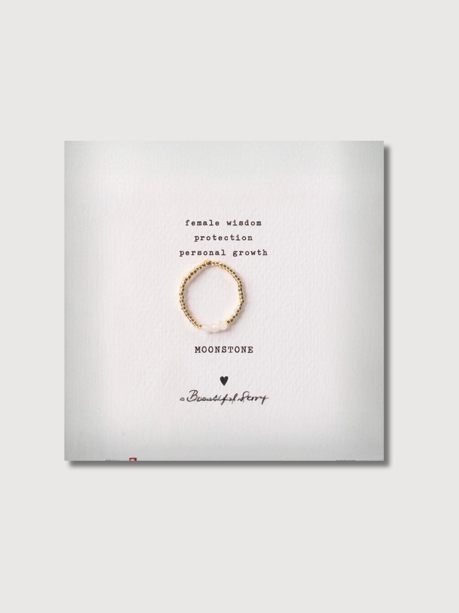 Clarity Mondsteinring GC | A Beautiful Story