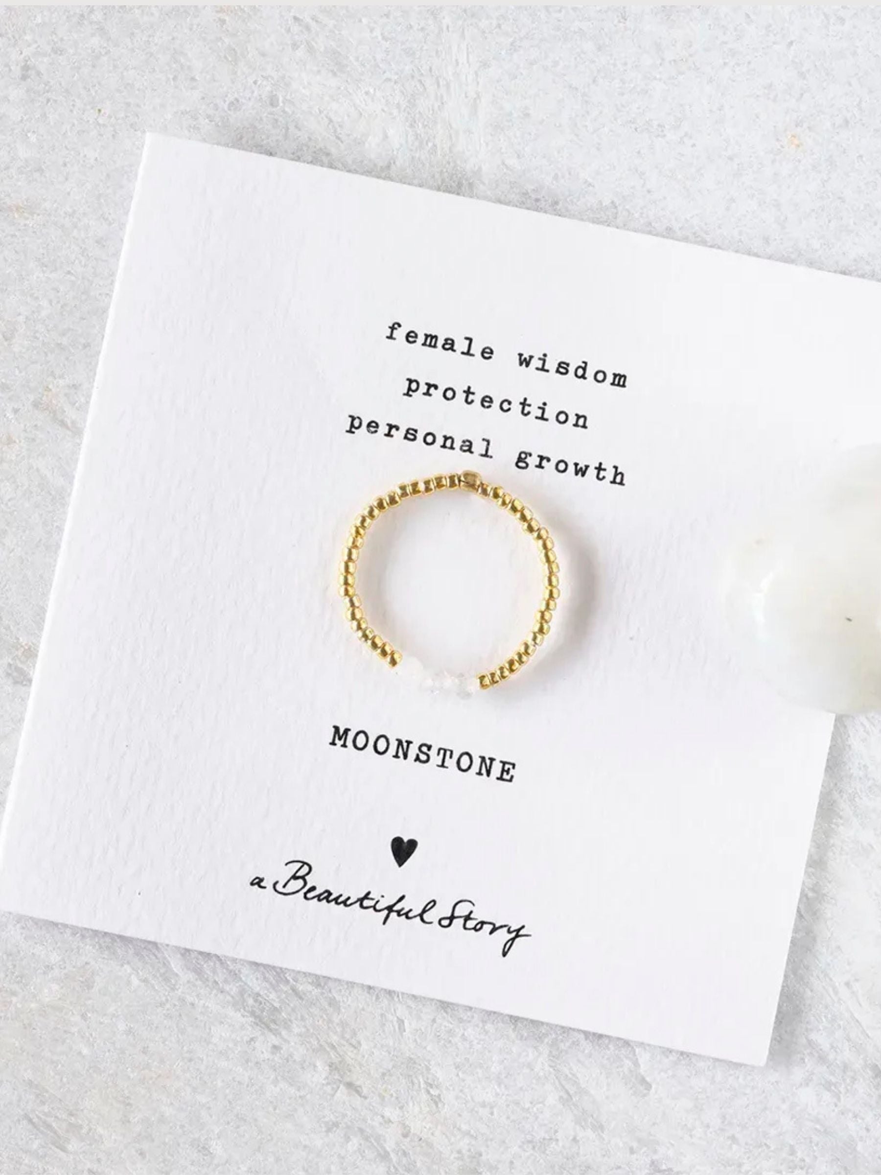 Clarity Mondsteinring GC | A Beautiful Story