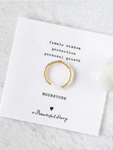 Clarity Moonstone Ring GC | A Beautiful Story