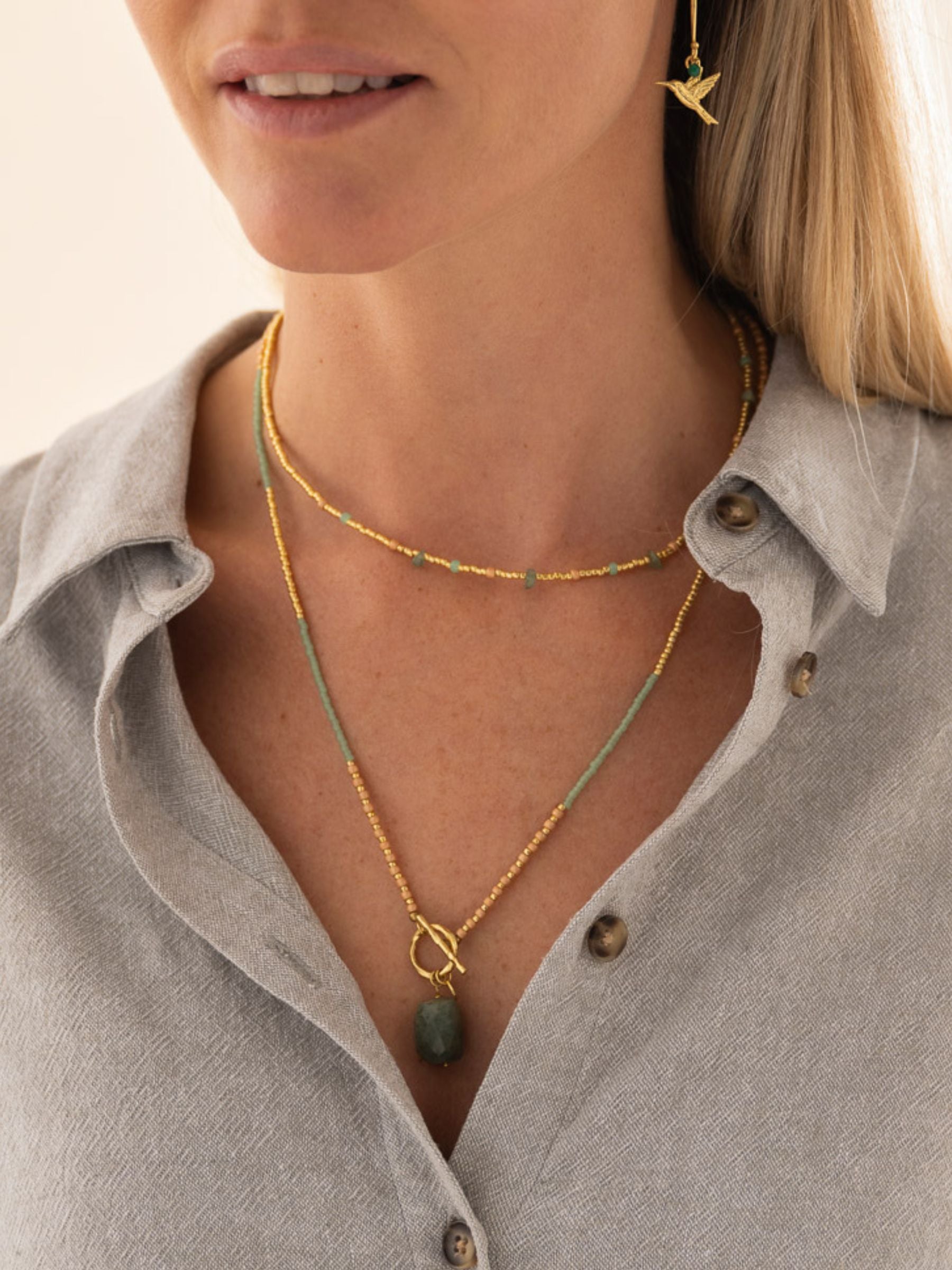 Aventurin-Halskette Believing | A Beautiful Story