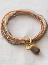 Nirmala Bracelet Tiger'S Eye Gold | | A BEAUTIFUL STORY