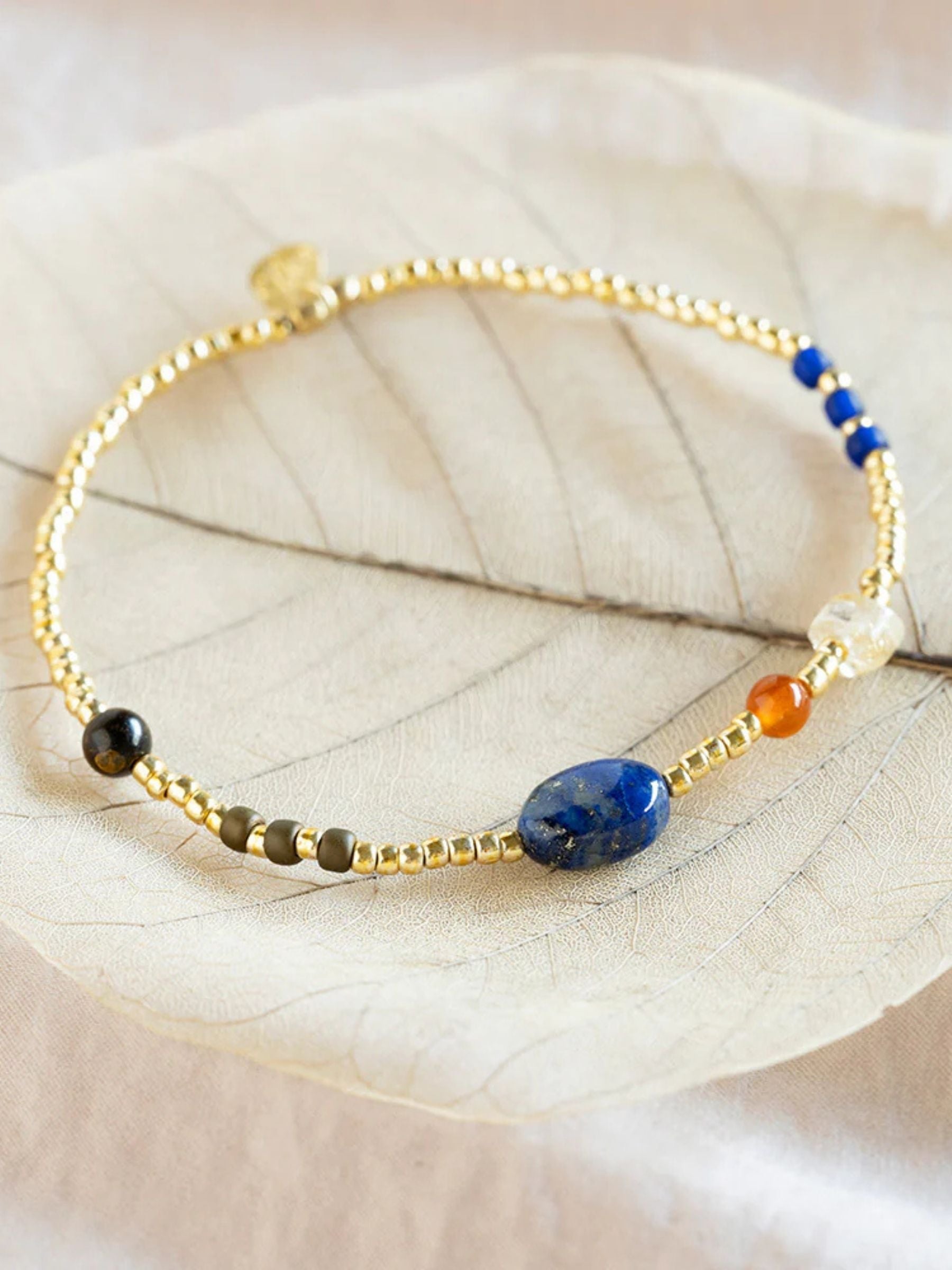 Bracciale Amuse con mix di pietre preziose in lapislazzuli GC | A Beautiful Story