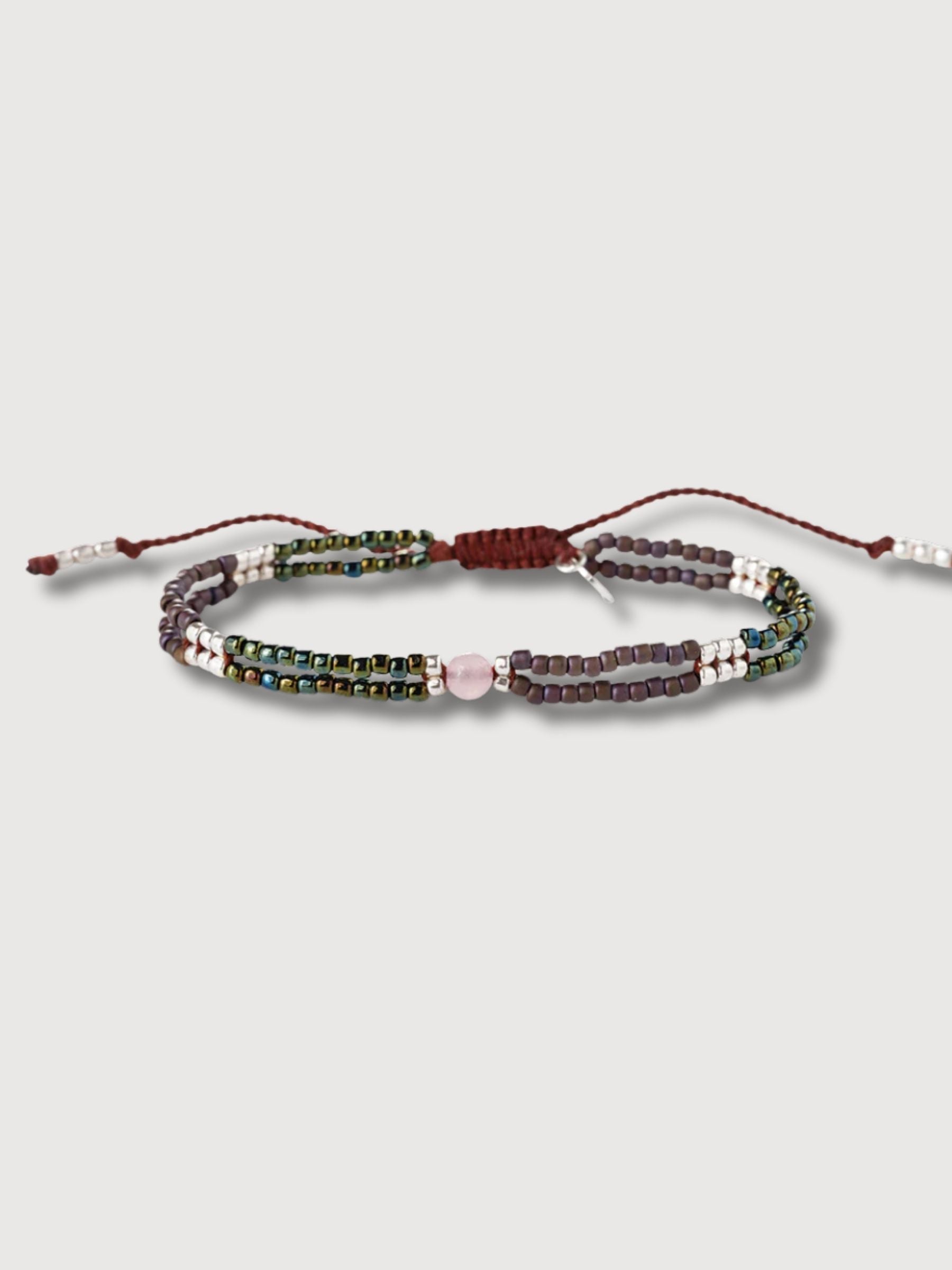 Braccialetto in quarzo rosa compassionevole SC | A Beautiful Story