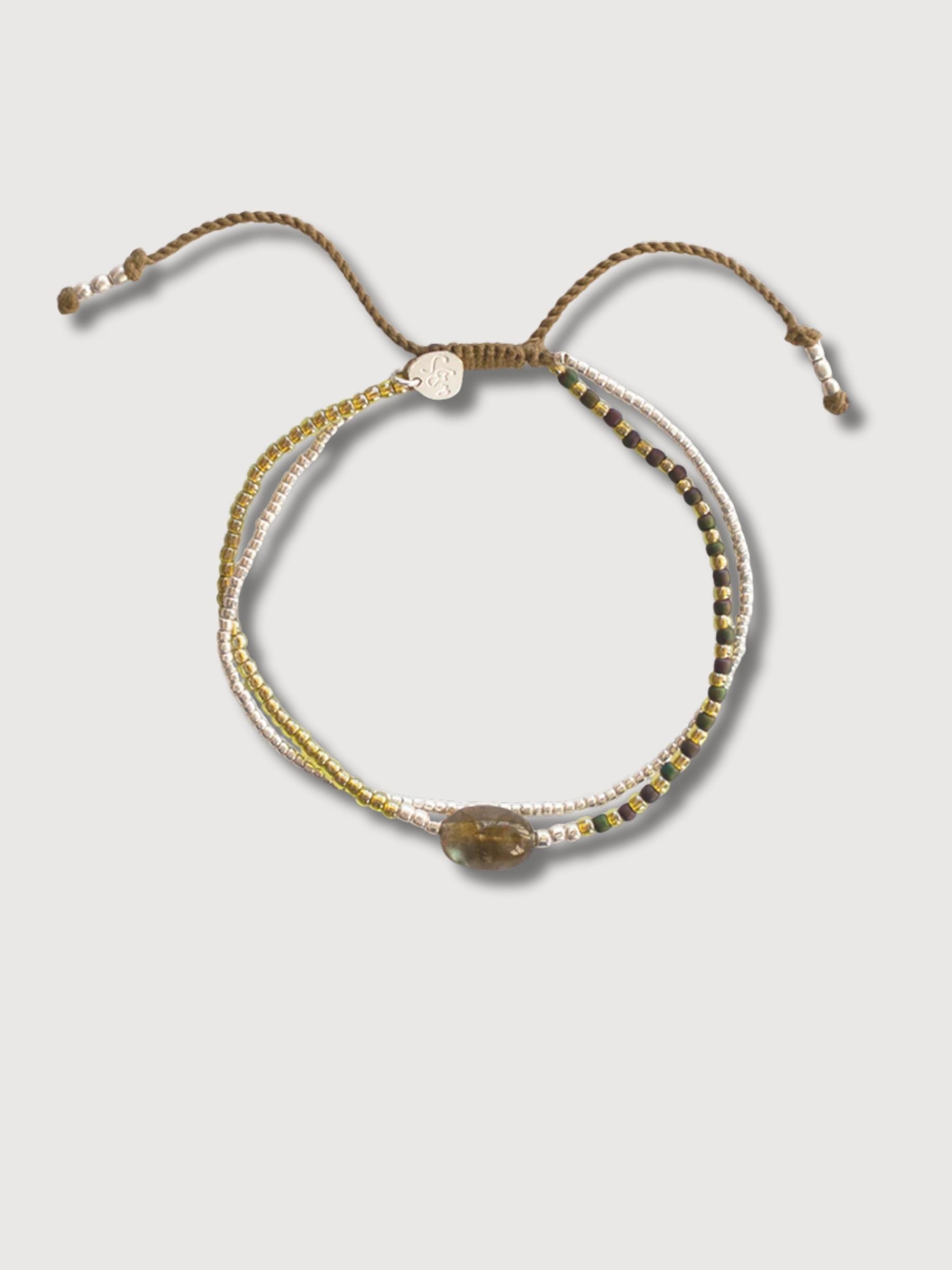 Braccialetto rilassante in labradorite | A BEAUTIFUL STORY