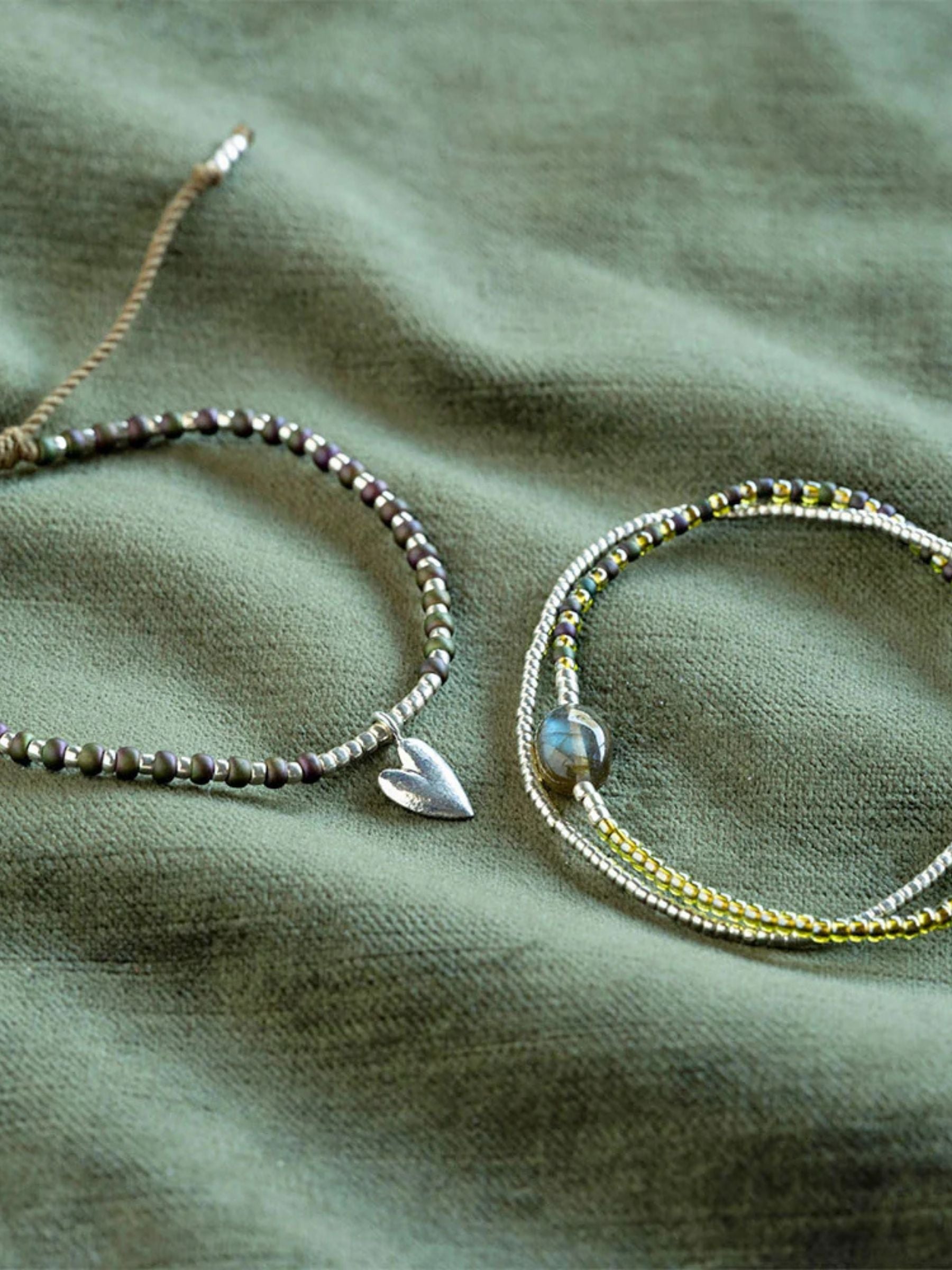 Braccialetto rilassante in labradorite | A BEAUTIFUL STORY