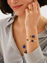 Surprise Lapis Lazuli Tiger Eye Bracelet GC | A Beautiful Story