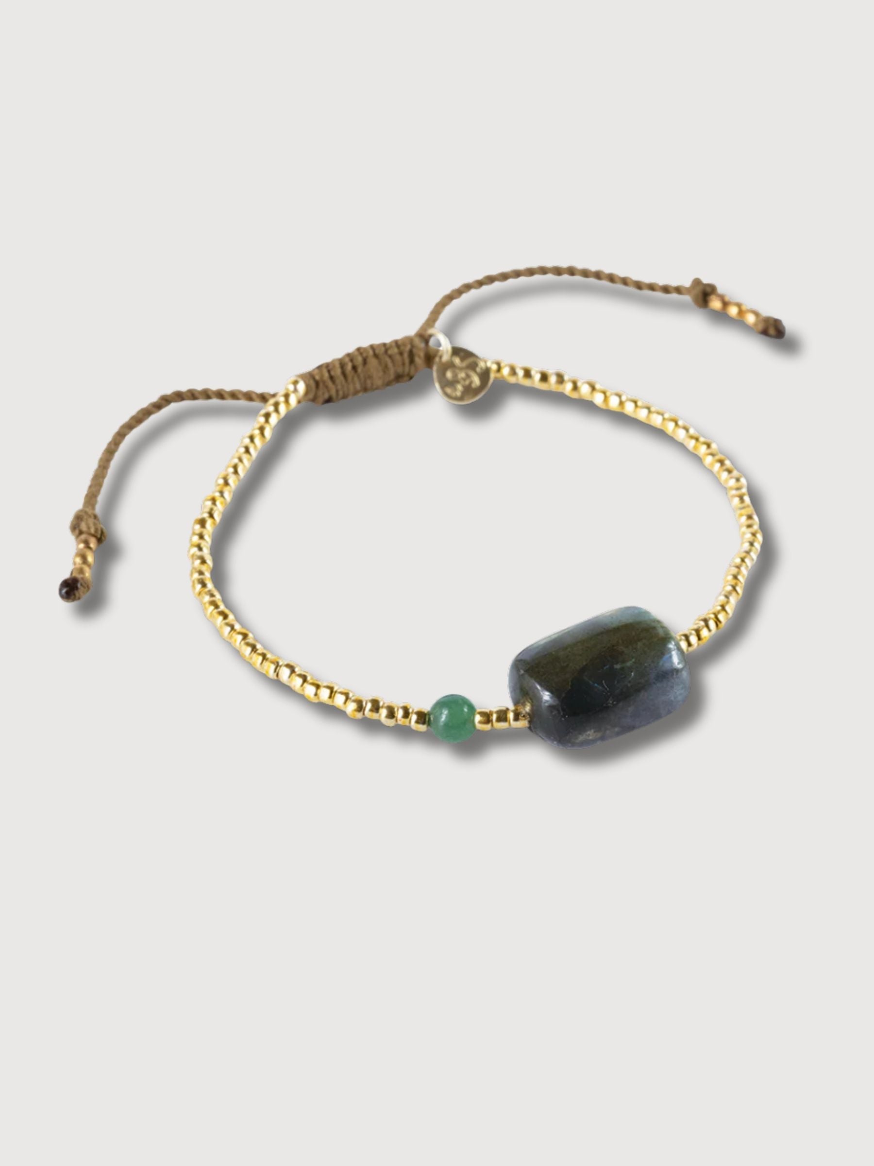 Überraschungs-Armband aus Labradorit und Aventurin von GC |  A Beautiful Story