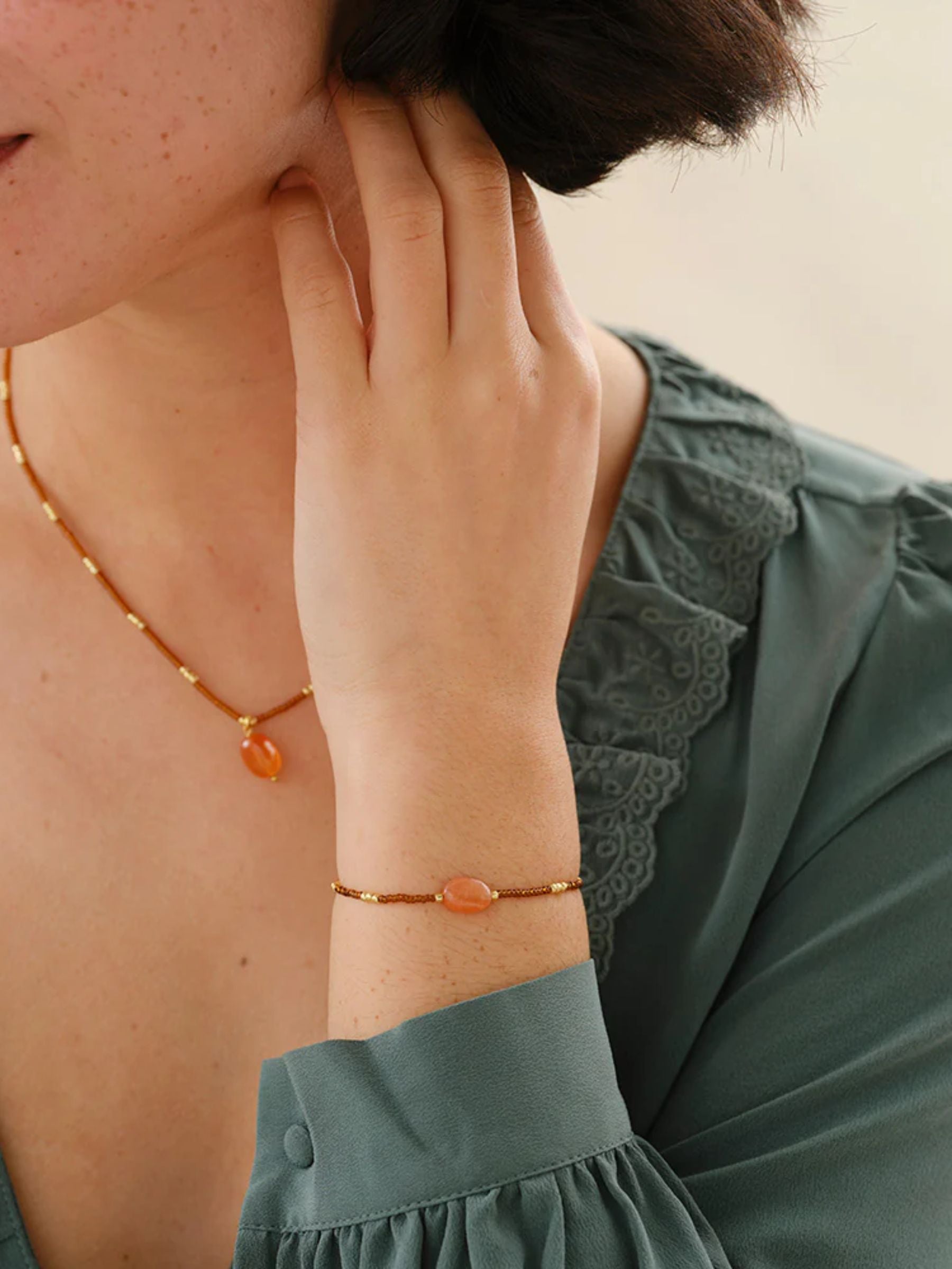 Bracciale con Corniola GC | A BEAUTIFUL STORY