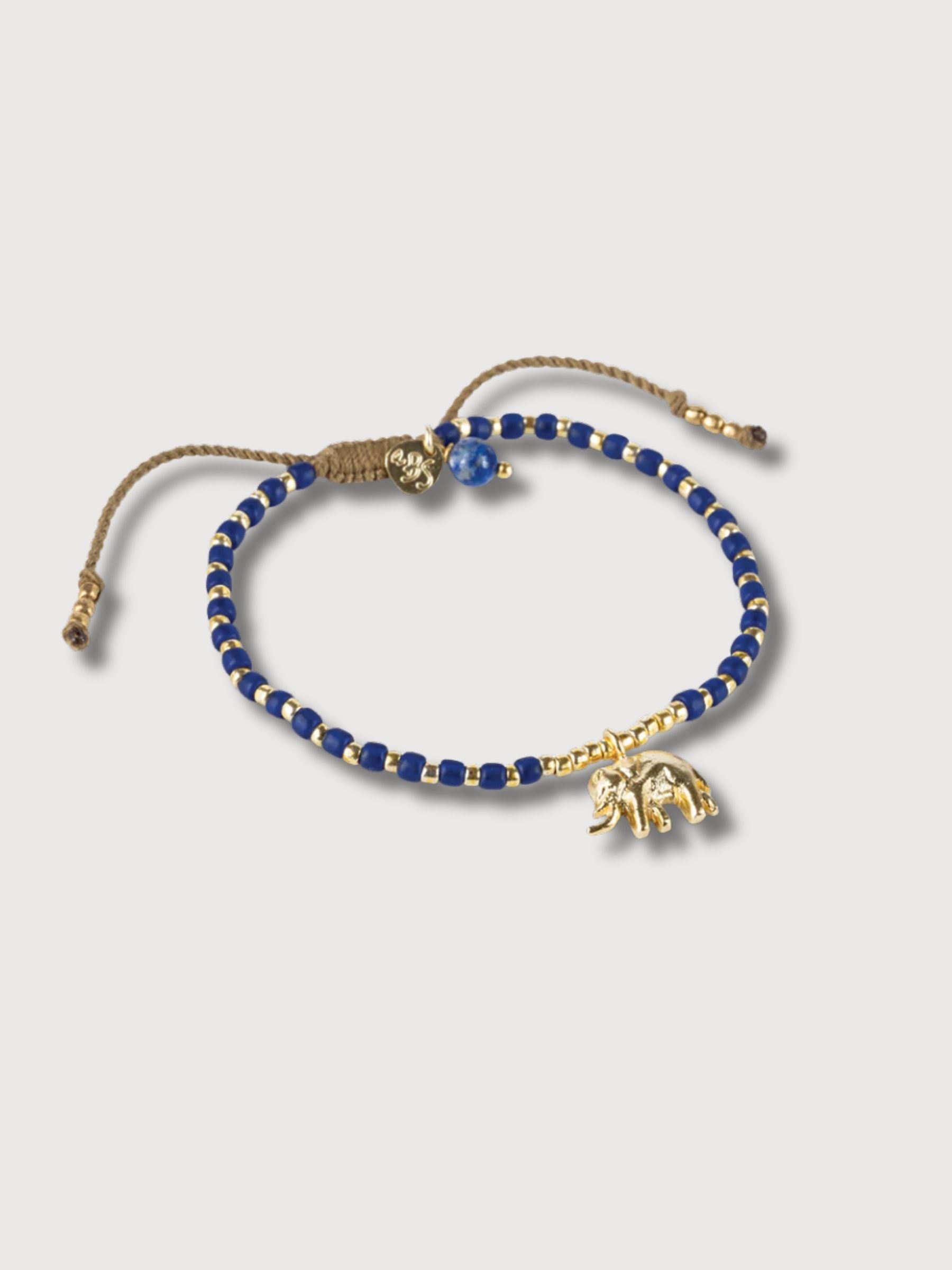 Hoping Bracelet Lapis Lazuli Gold | A Beautiful Story