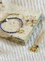 Hoping Bracelet Lapis Lazuli Gold | A Beautiful Story