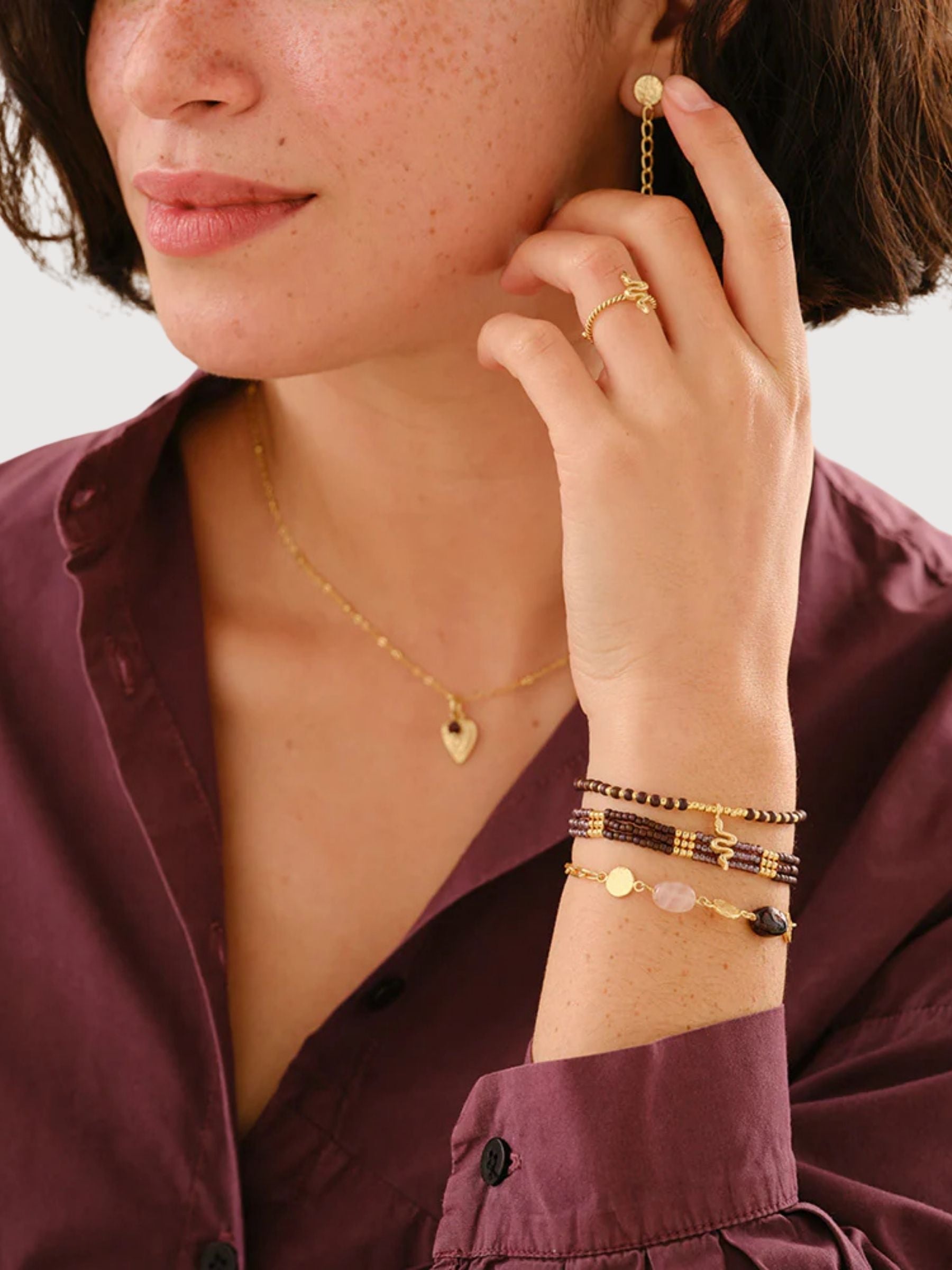 Hopeing Garnet Bracelet GC | A Beautiful Story