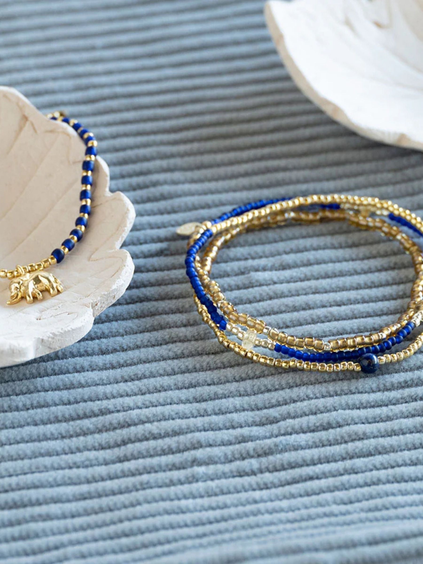 Bracciale in citrino e lapislazzuli bilanciato GC | A Beautiful Story