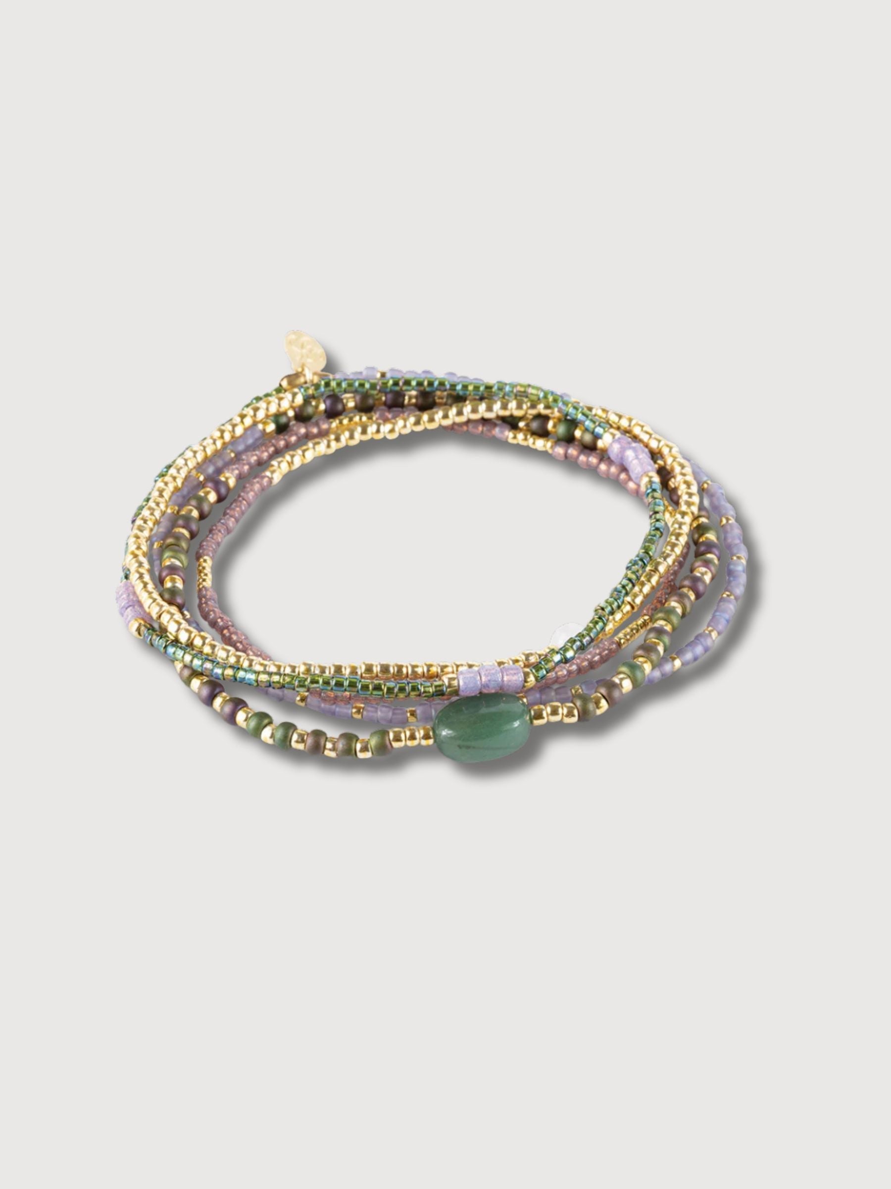 Bracciale Experience Aventurina Rosa Quarzo | A beautiful story