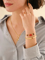 Begeistertes Armband aus Karneol, Rauchquarz und Citrin (GC) | A Beautiful Story