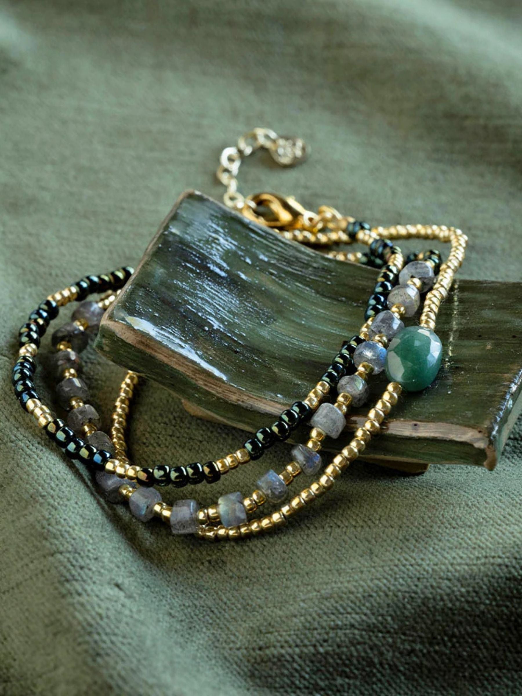 Identity Labradorit-Aventurin-Armband GC | A Beautiful Story