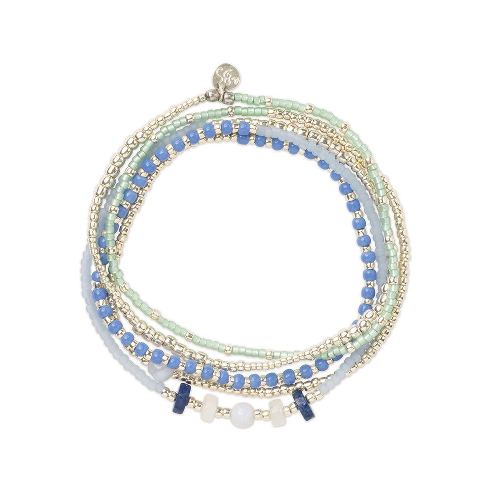 Experience Blue Lace Agate Bracelet | A BEAUTIFUL STORY