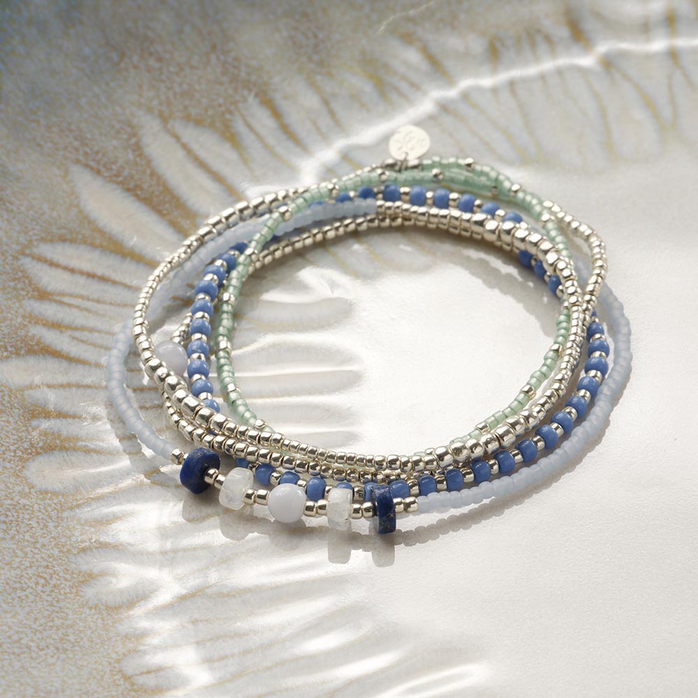 Experience Blue Lace Agate Bracelet | A BEAUTIFUL STORY