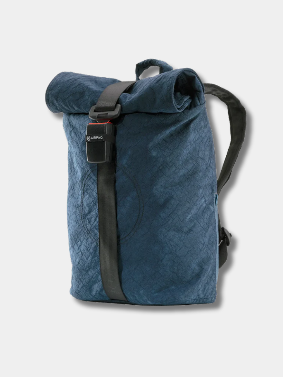Backpack Rolltop Simple Blue