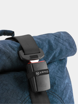 Backpack Rolltop Simple Blue