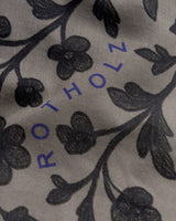 Organic Cotton Bandana Floral Beige | ROTHOLZ
