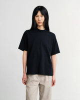 T-Shirt Big Collar True Black Unisex | Rotholz