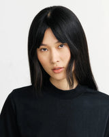 T-Shirt Big Collar True Black Unisex | Rotholz