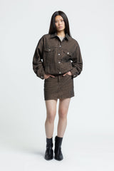 Skirt Candi Cord Dewintery Brown | Kings Of Indigo