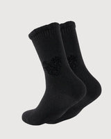 Socks Cashmere Elegance Black | Ooley