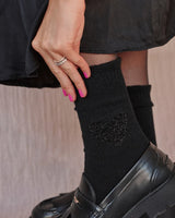 Socks Cashmere Elegance Black | Ooley