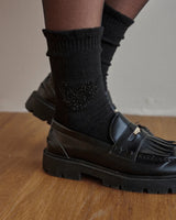 Socks Cashmere Elegance Black | Ooley