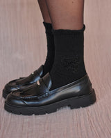 Socks Cashmere Elegance Black | Ooley