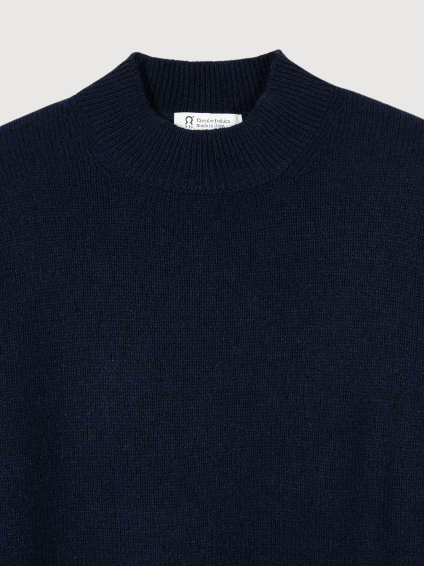 Pullover Clemente Navy Man Cashmere | Rifo