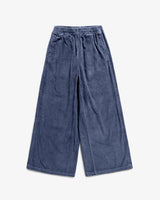 Wide-Leg Corduroy Trousers Ash Blue | Rotholz