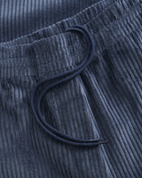Wide-Leg Corduroy Trousers Ash Blue | Rotholz