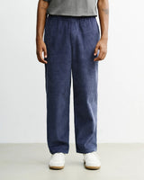 Wide-Leg Corduroy Trousers Ash Blue | Rotholz