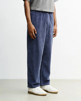 Wide-Leg Corduroy Trousers Ash Blue | Rotholz