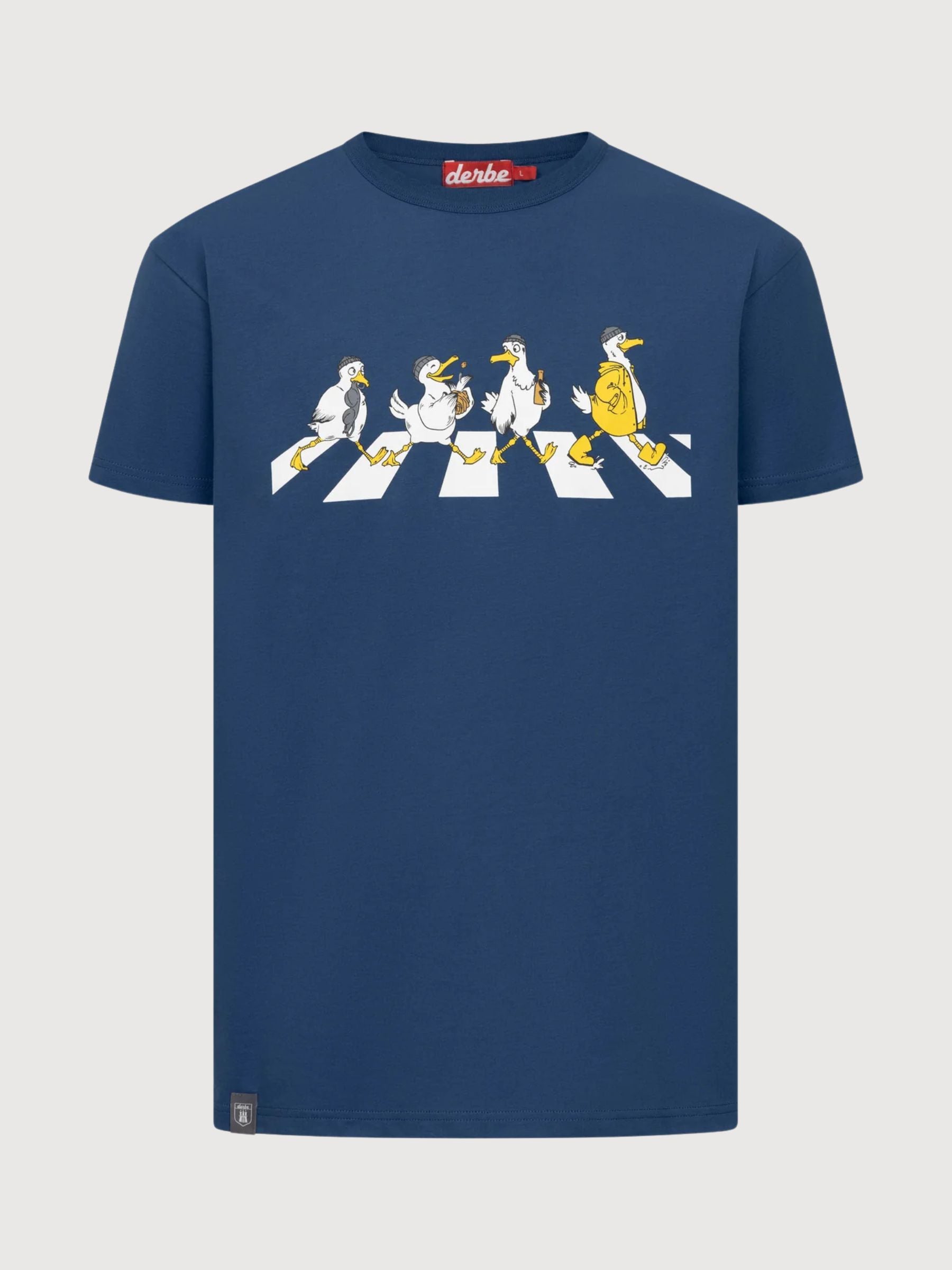 T-Shirt Abbeymoewen Navy Pfingstrose | Derbe