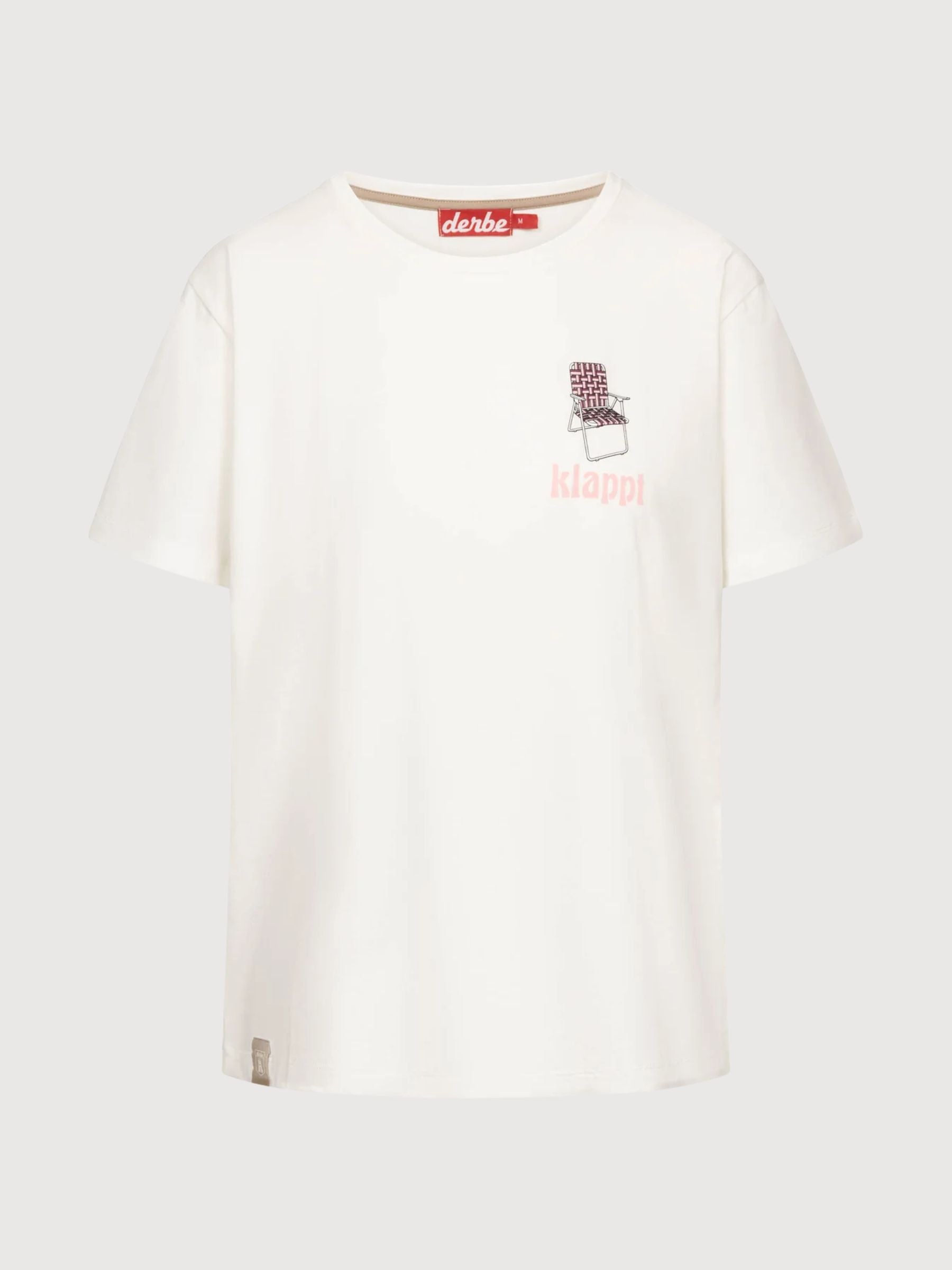 Klappbares T-Shirt aus cremefarbener Bio-Baumwolle | Derbe