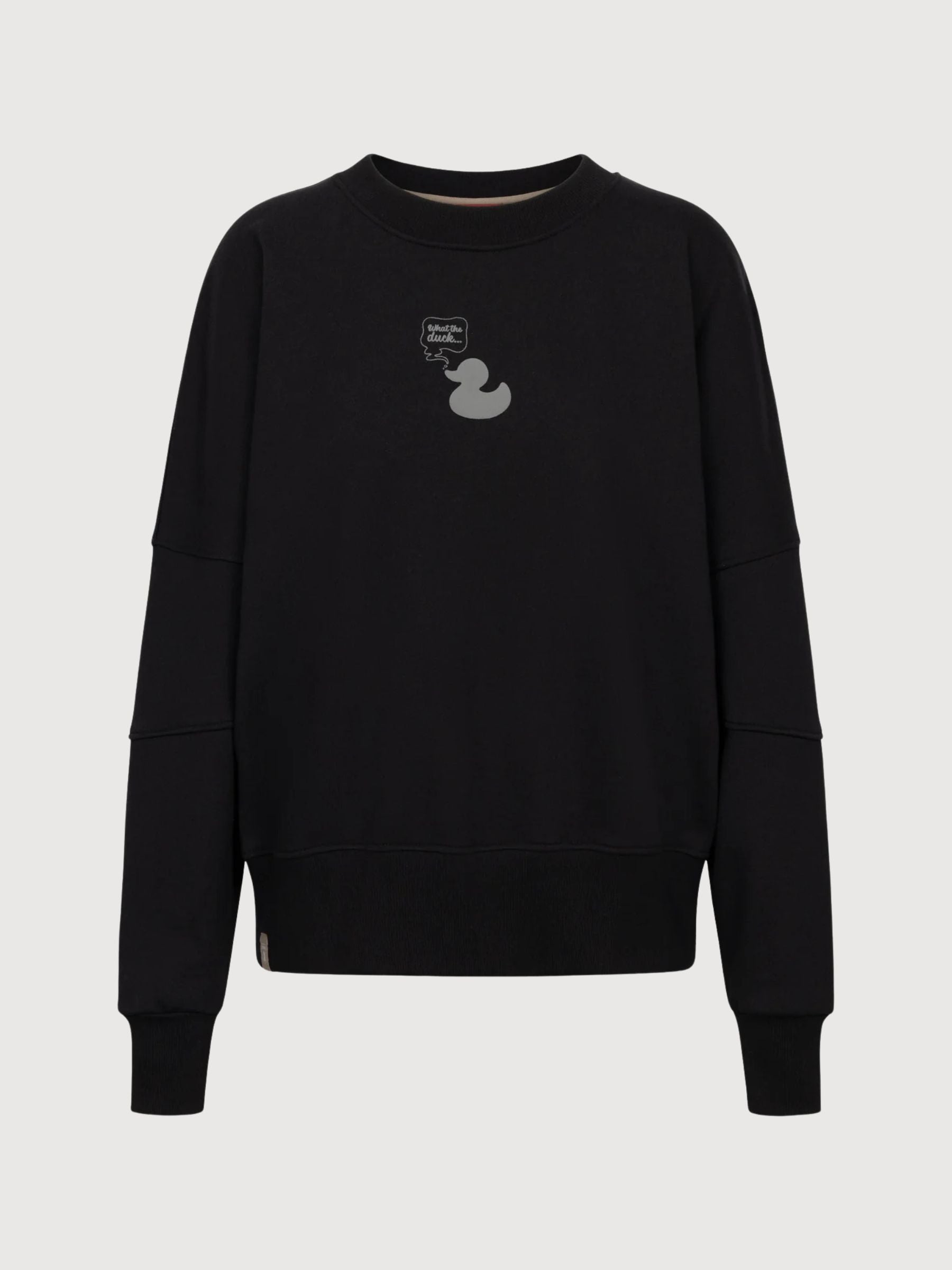 Pullover What The Duck Jet Black | Derbe